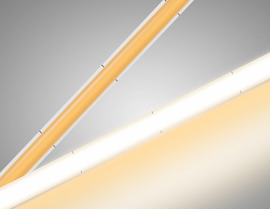 Ambrella Светодиодная лента GS4611 COB 400Led/10W m/ 24V IP20 3000K/ 5m*5mm*2.1mm кратность резки 20mm (2 конт.) фото