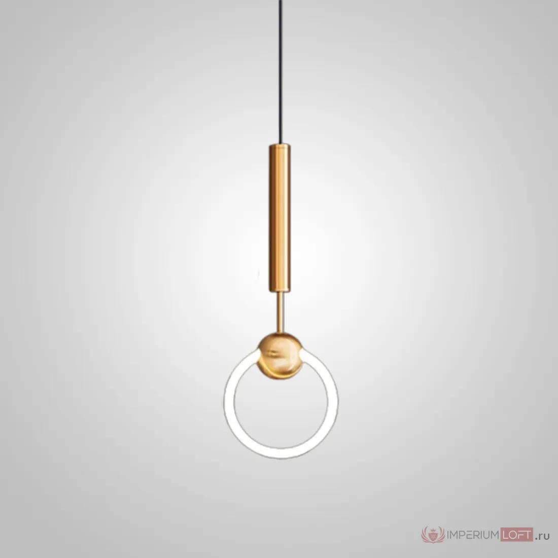 ImperiumLoft Подвесной светильник FINNUR RING D20 Brass фото