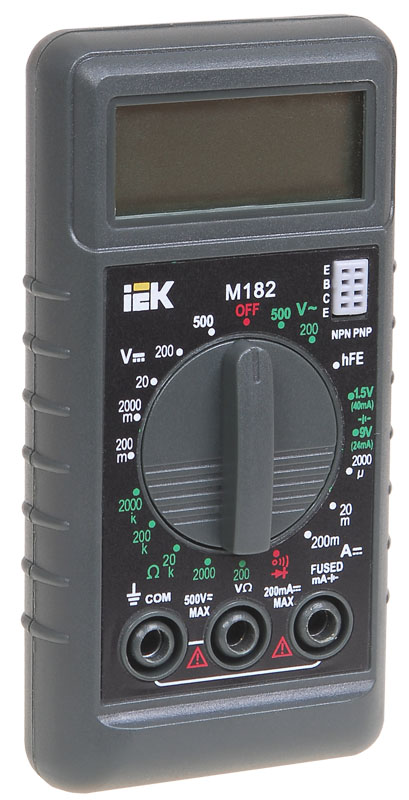 IEK Мультиметр цифровой Compact M182 фото