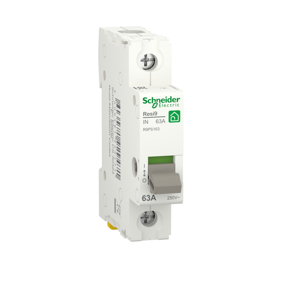 Schneider Electric RESI9 Выключатель нагрузки (мод. рубильник) 63А 1P фото