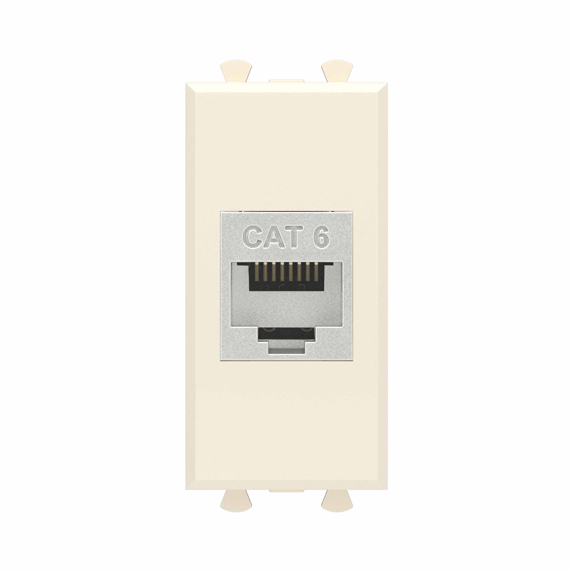 DKC Avanti Компьютерная розетка RJ-45 без шторки модульная, кат.6 экранированная, 