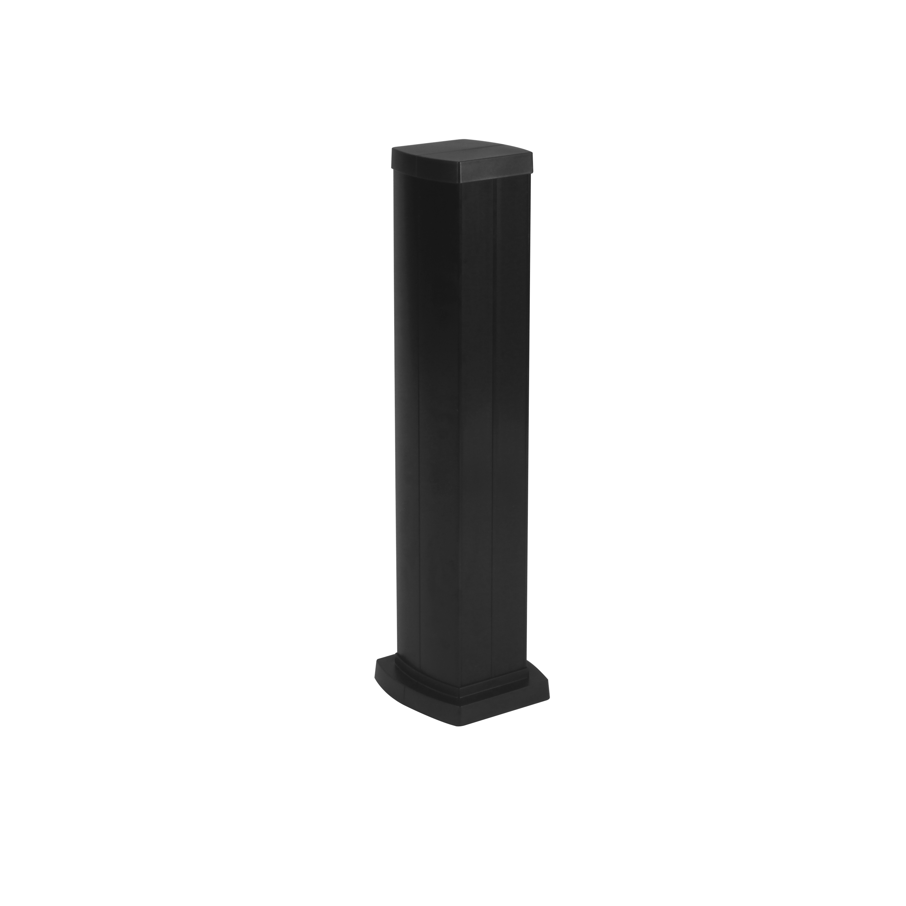 Legrand Snap-On мини-колонна алюминиевая с крышкой из пластика 4 секции, высота 0,68 метра, цвет черный. фото
