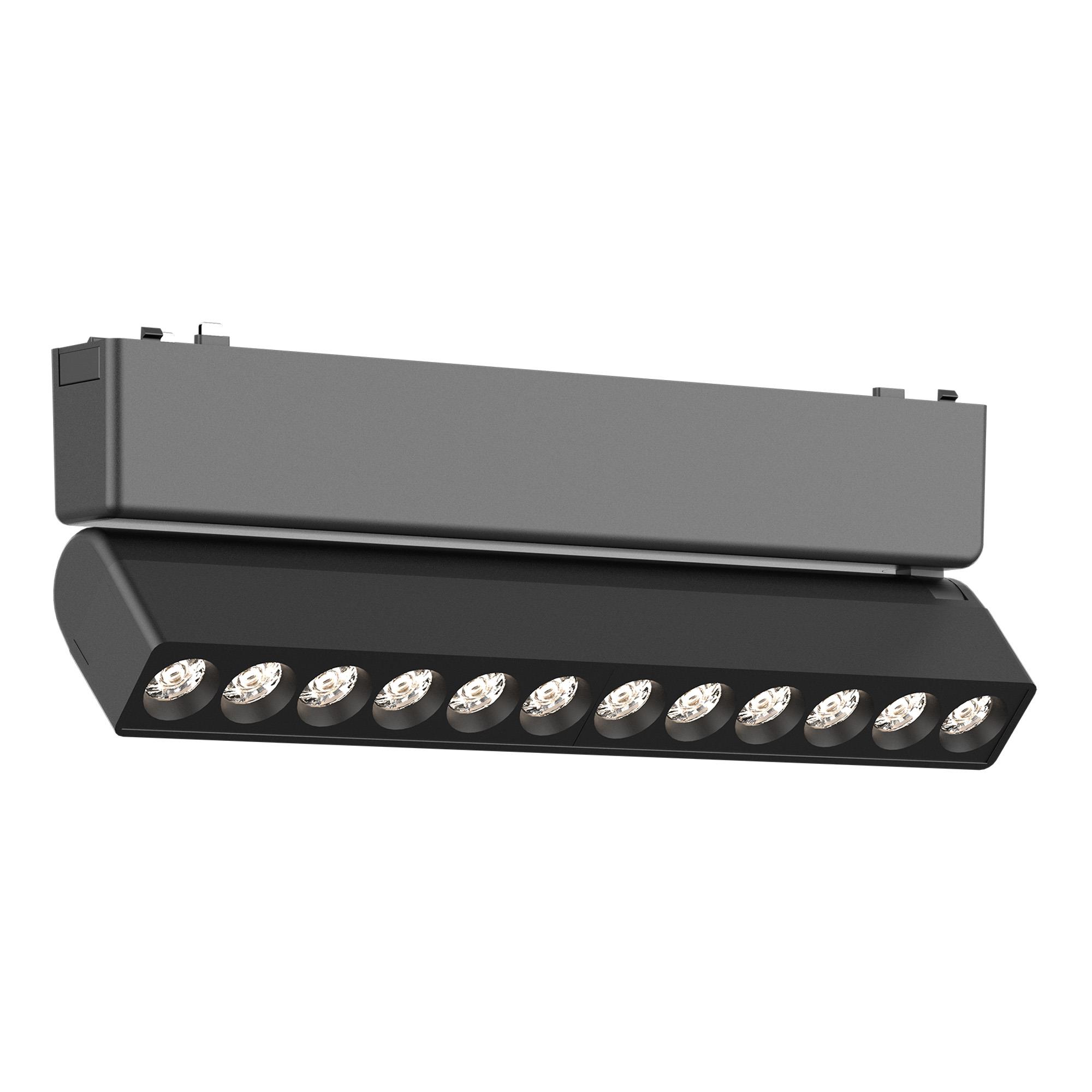 ST LUCE ST675.446.12 Магнитный трековый светильник Черный LED 1*12W 4000K 710Lm Ra>90 >90 IP20 L230xW26xH81 48V фото