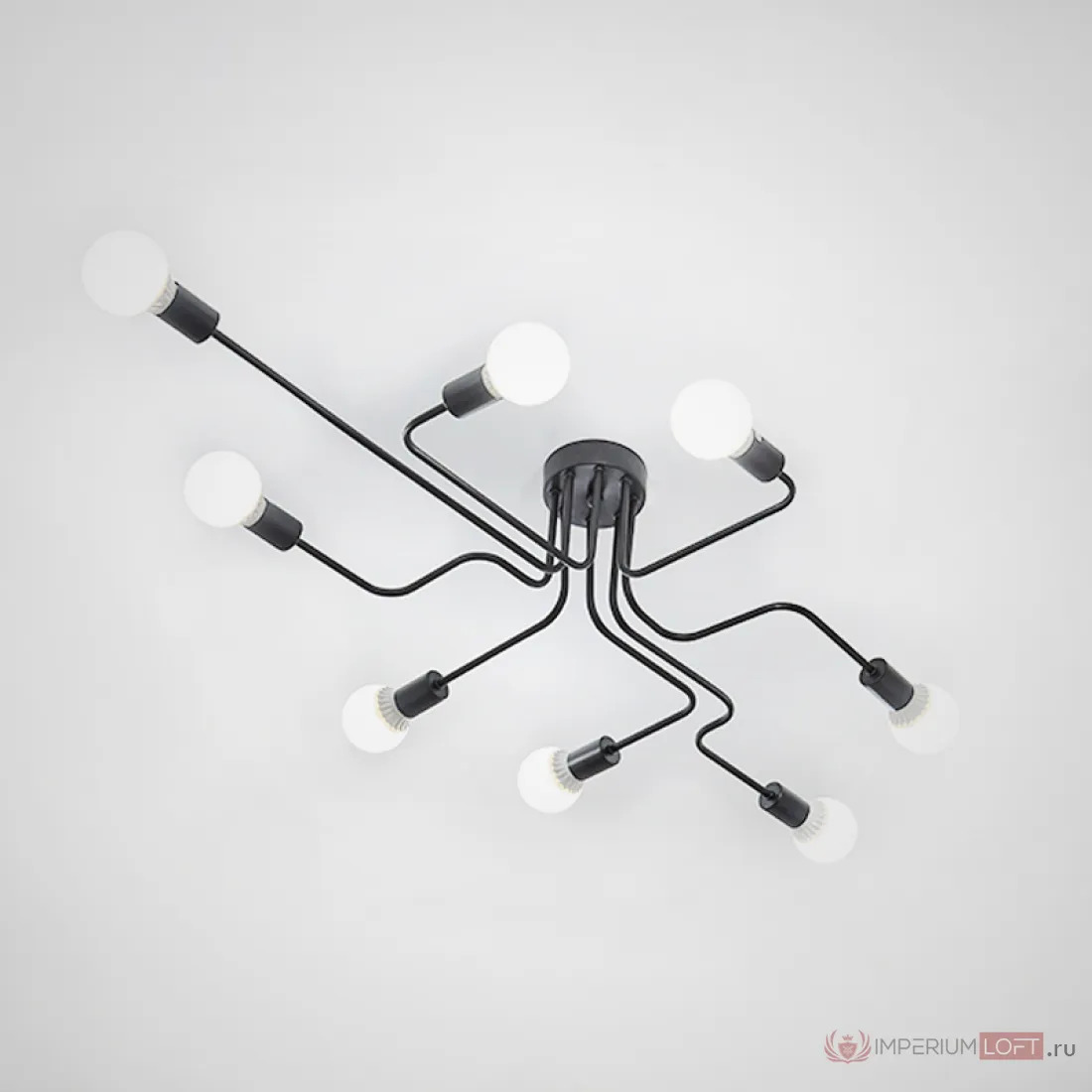 ImperiumLoft Потолочная люстра SCHEME BLACK фото