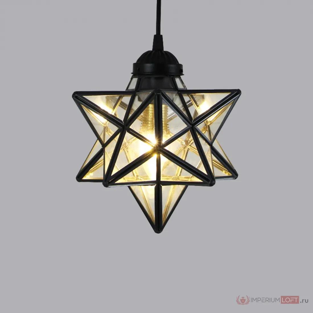 ImperiumLoft Люстра Black Star Clear Glass 20 см фото