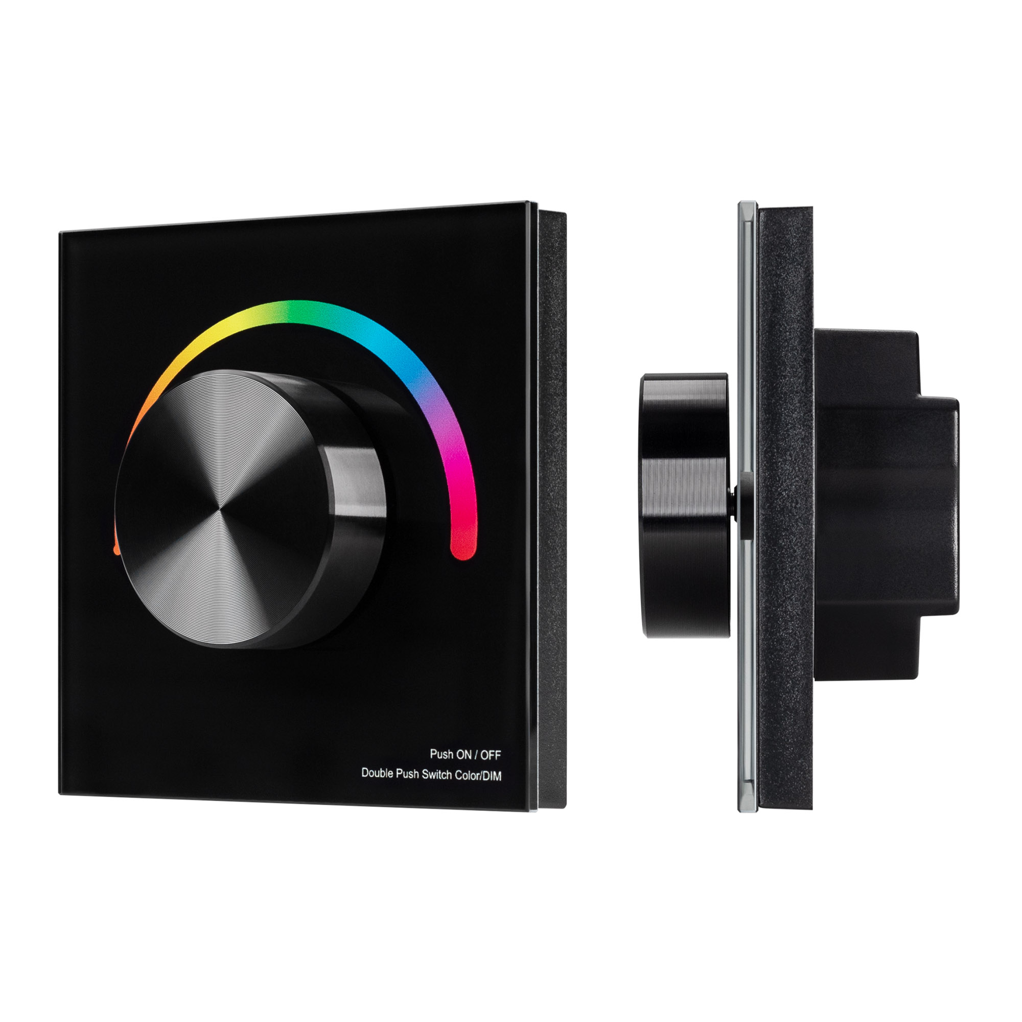 Arlight Панель SMART-P5-RGB-G-IN Black (3V, Rotary, 2.4G) (IP20 Пластик, 5 лет) фото