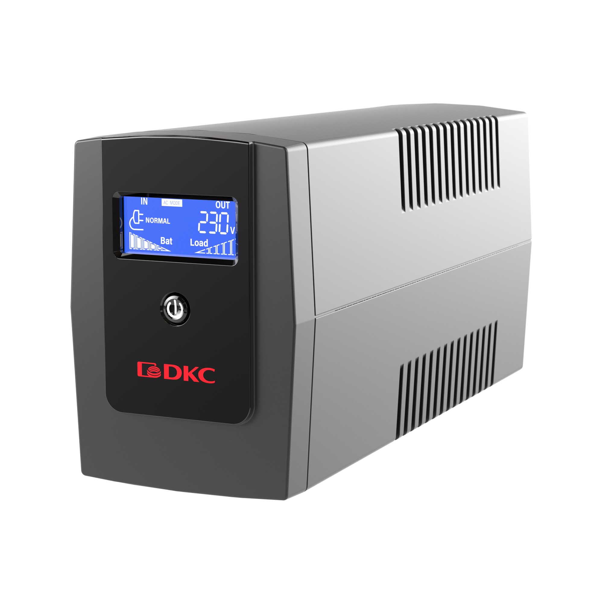 DKC Линейно-интерактивный ИБП ДКС серии Info LCD, 600 ВА/360 Вт, 1/1, 3xIEC C13, USB + RJ45, LCD, 1x7Aч фото