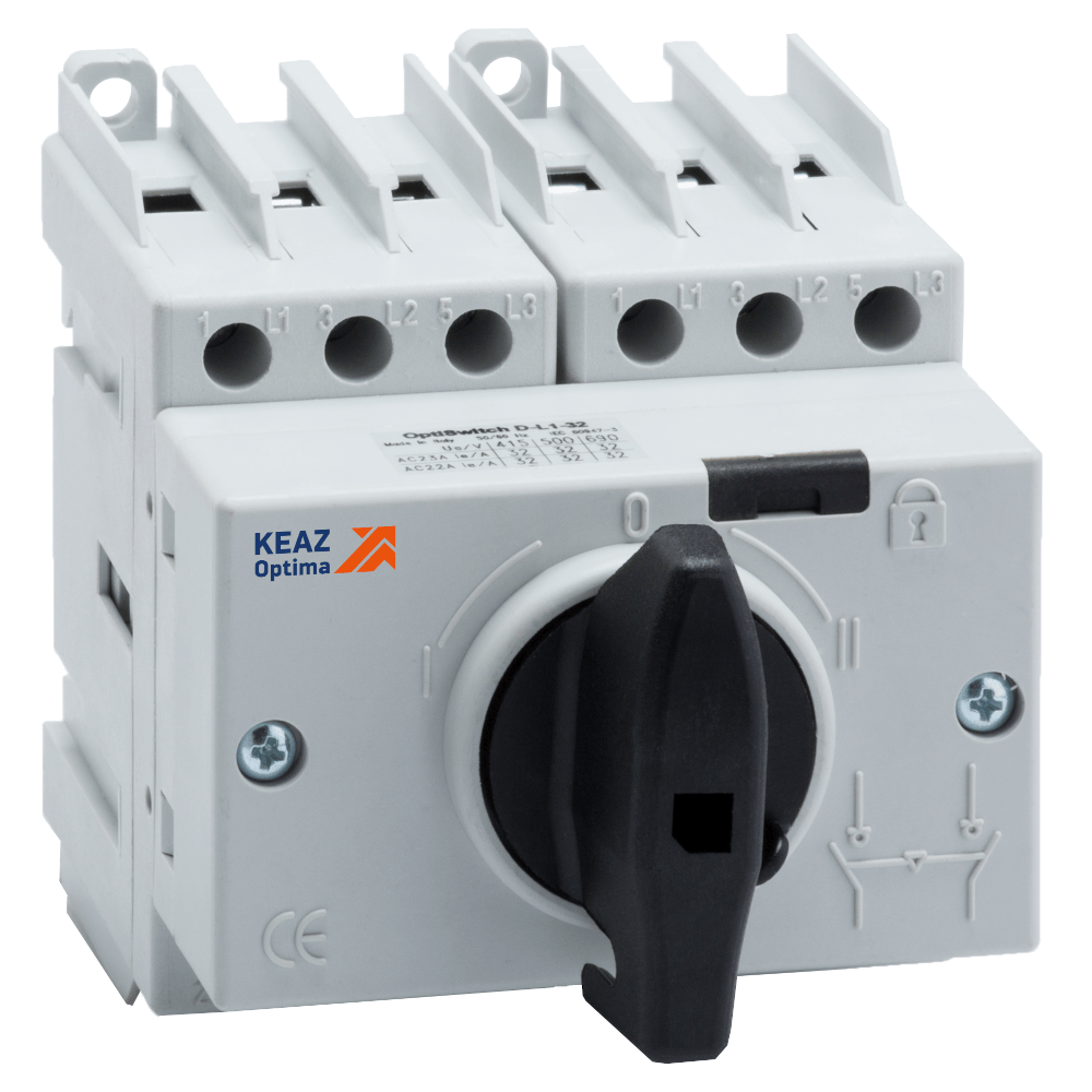 КЭАЗ Выключатель-разъединитель реверсивный OptiSwitch DI-40-3C. фото