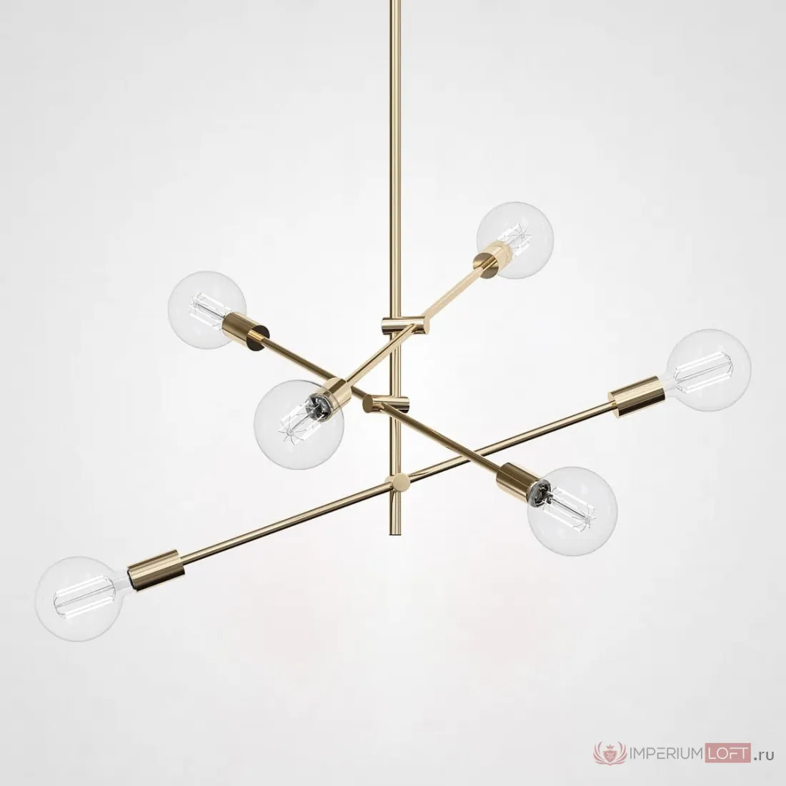 ImperiumLoft Люстра LF Studio Cliff Pendant 6 Bronze фото