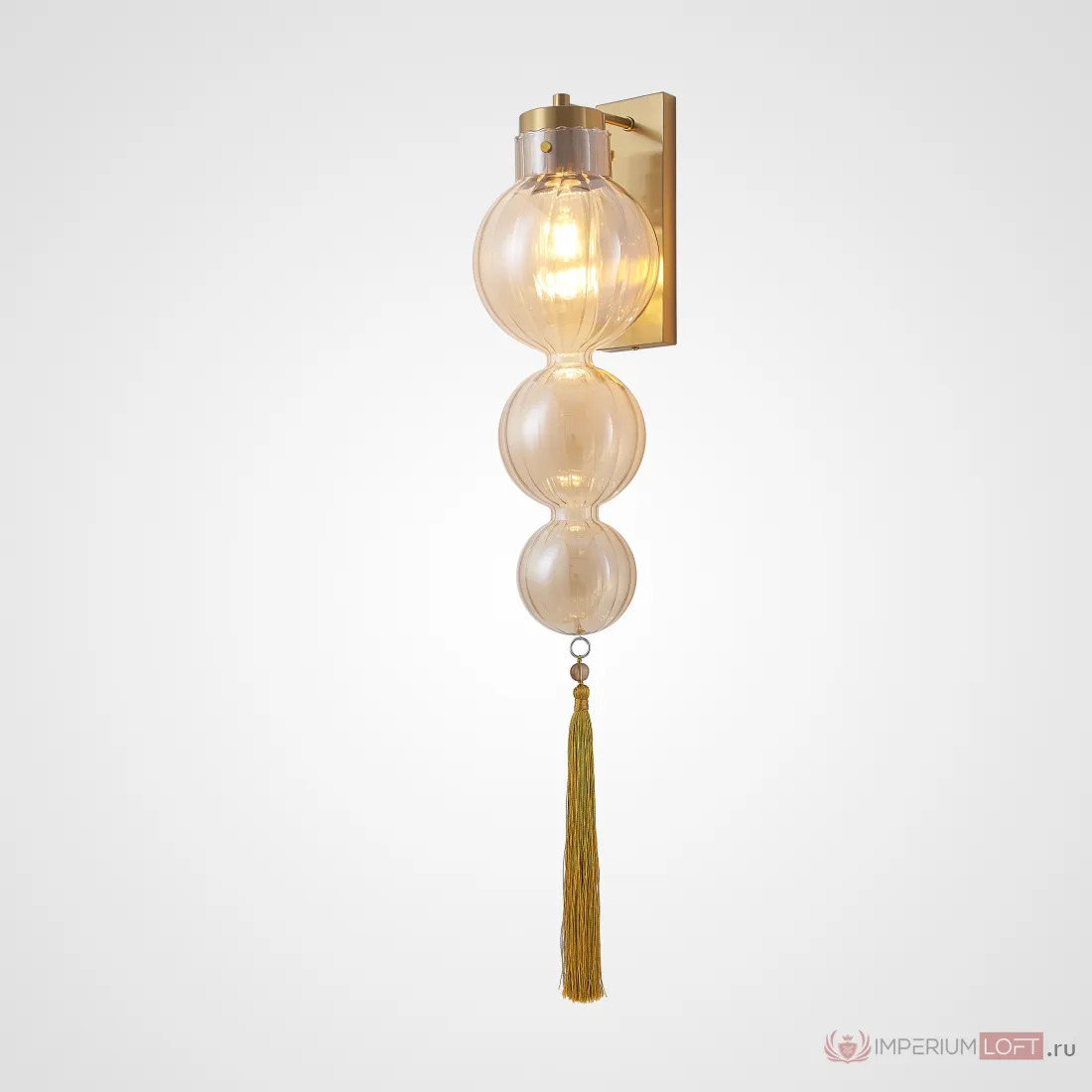 ImperiumLoft Бра Heathfield Lighting - Medina Wall brass/amber фото