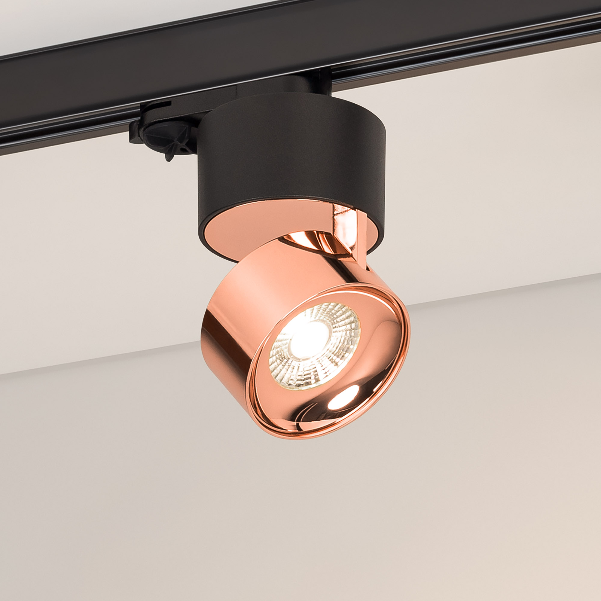 Arlight Светильник SP-PLURIO-TRACK-4TR-R77-9W Day4000 (BK-COP, 36 deg, 230V) (IP20 Металл, 3 года) фото