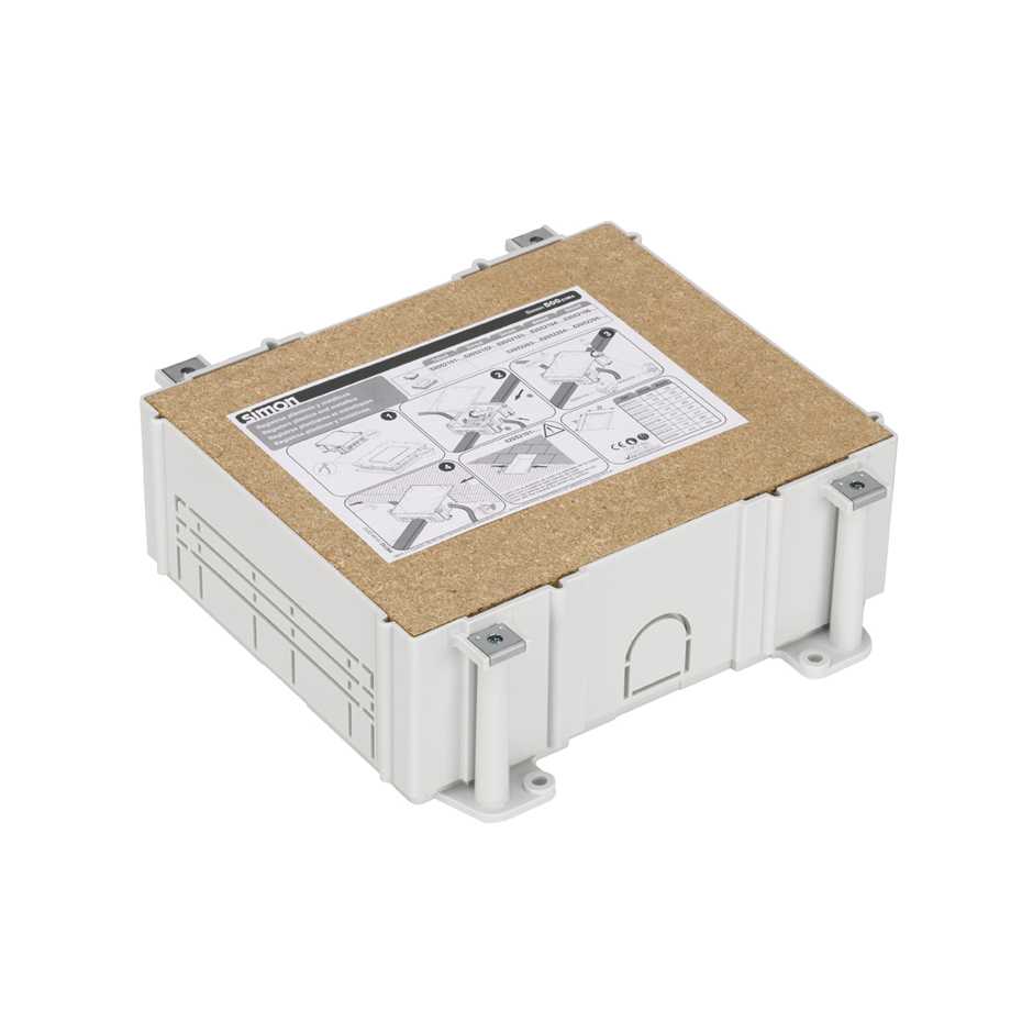 Simon Connect Коробка для монтажа в бетон люков SF310-SF370, высота 80-110 мм, 220х227 мм фото