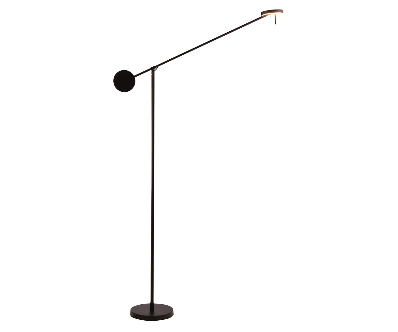 Kink Light 09440-F,19(3000K) Торшер Некси черный d23 L91 h125 Led 8W (3000K) фото
