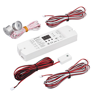 Arlight INTELLIGENT Контроллер лестничный SMART-SPI-302-82-2G-SH-PS-SUF (12-24V, TUYA Wi-Fi, 2.4G) (IARL, IP20 Пластик, 5 лет) фото
