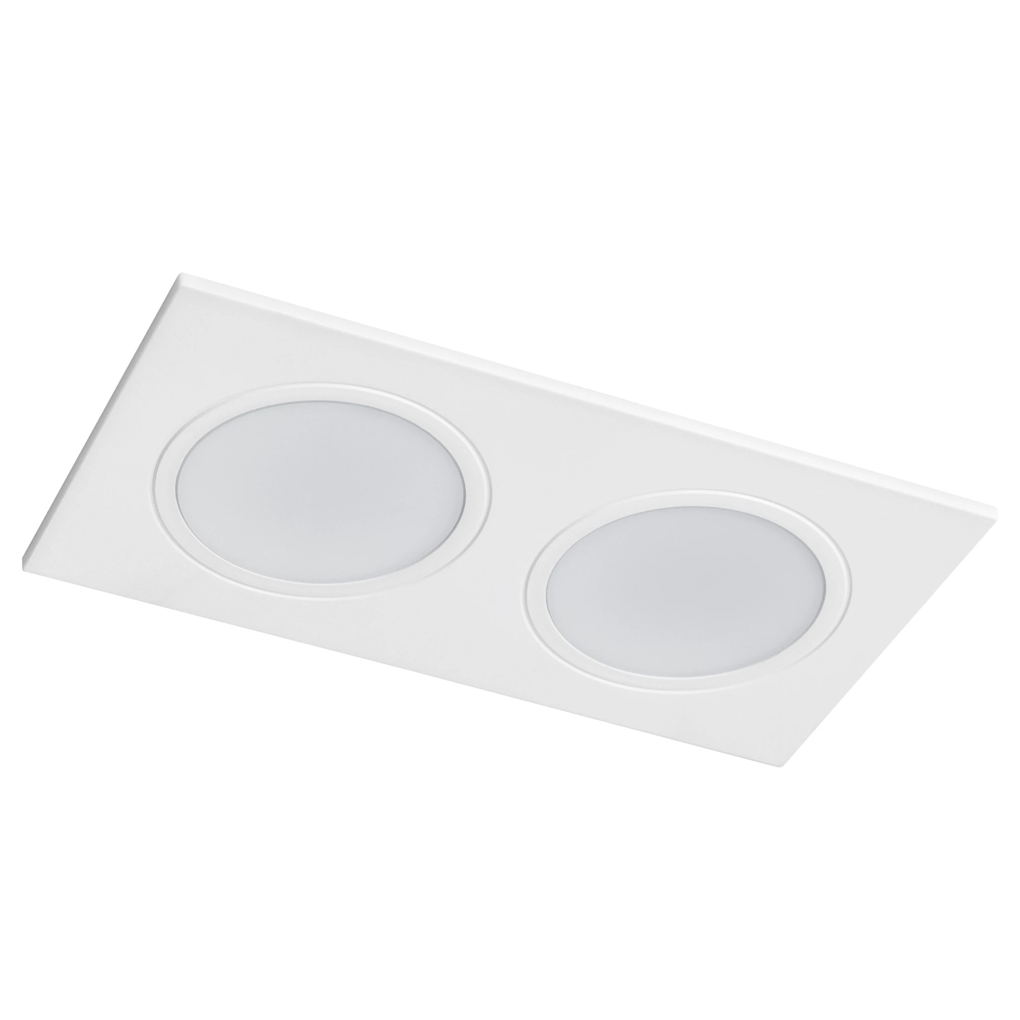 Lightstar 012826 Рамка (светильник) PVC д/LED-модулей 941хх и LED-ламп D50м PIANO 2x QUAD БЕЛЫЙ IP65, шт фото
