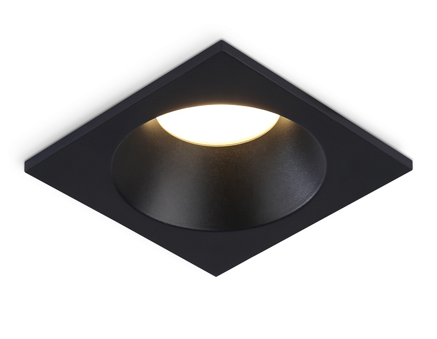 Ambrella Светильник встраиваемый IP65 TN1190 BK черный GU5.3 IP65 87*87*44 фото