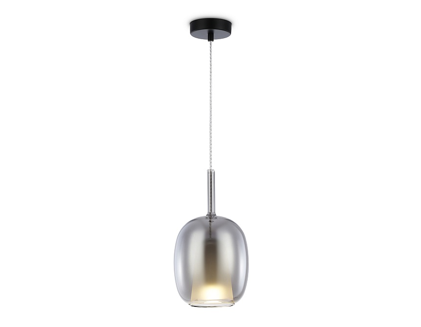 Ambrella Светильник подвесной LH11123 BK/WH/SM черный/белый/дымчатый E27 max 60W D175*310 фото