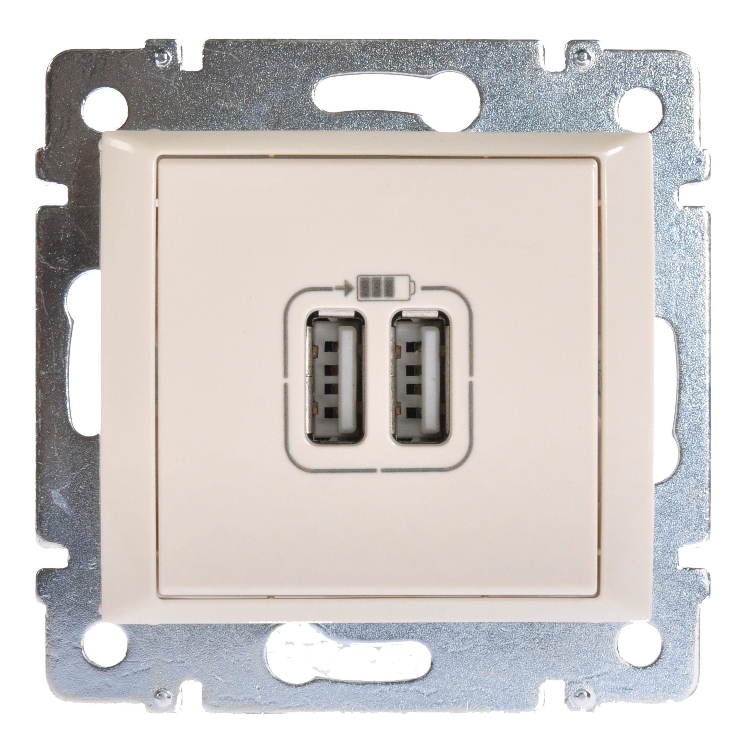 Legrand DIY Valena Слоновая кость Розетка 2-ая USB. фото