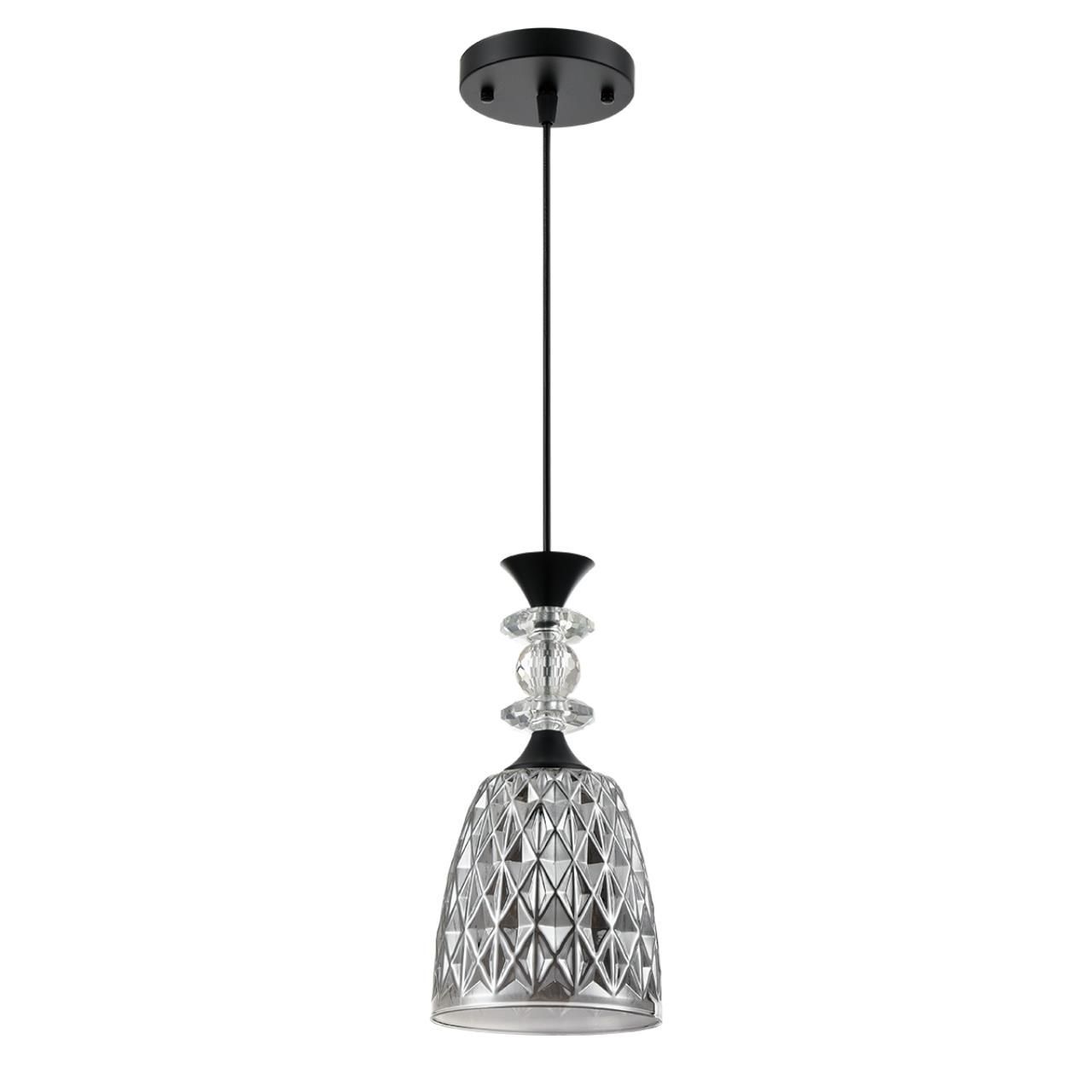 Lumion 8057/1A SUSPENTIONI LN25 311 черный/смоки металл/стекло Подвесной светильник E27 1*60W 220V ELENIKA фото