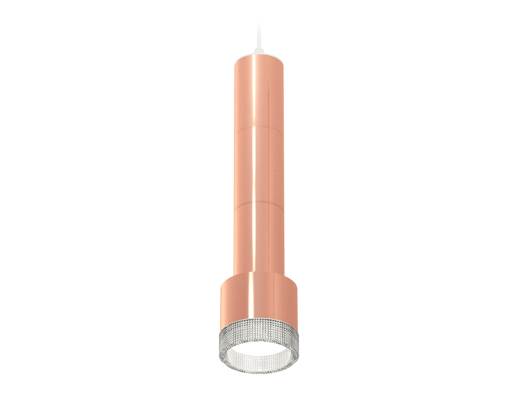 Ambrella Комплект подвесного светильника с композитным хрусталем XP8122005 PPG/CL золото розовое полированное/прозрачный GX53 (A2301, C6326, A2063, C6 фото