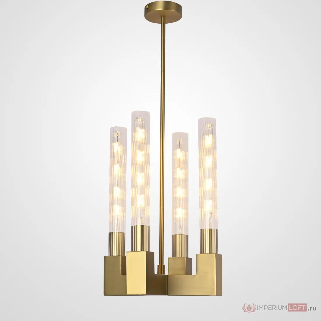 ImperiumLoft Люстра CANELLE Pendant lamp 4 Modern Brass фото