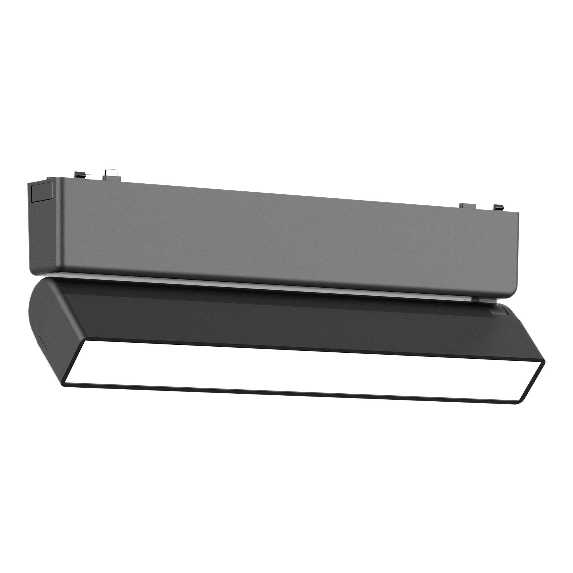 ST LUCE ST676.436.10 Магнитный трековый светильник Черный LED 1*10W 3000K 530Lm Ra>90 >90 IP20 L230xW26xH80 48V фото