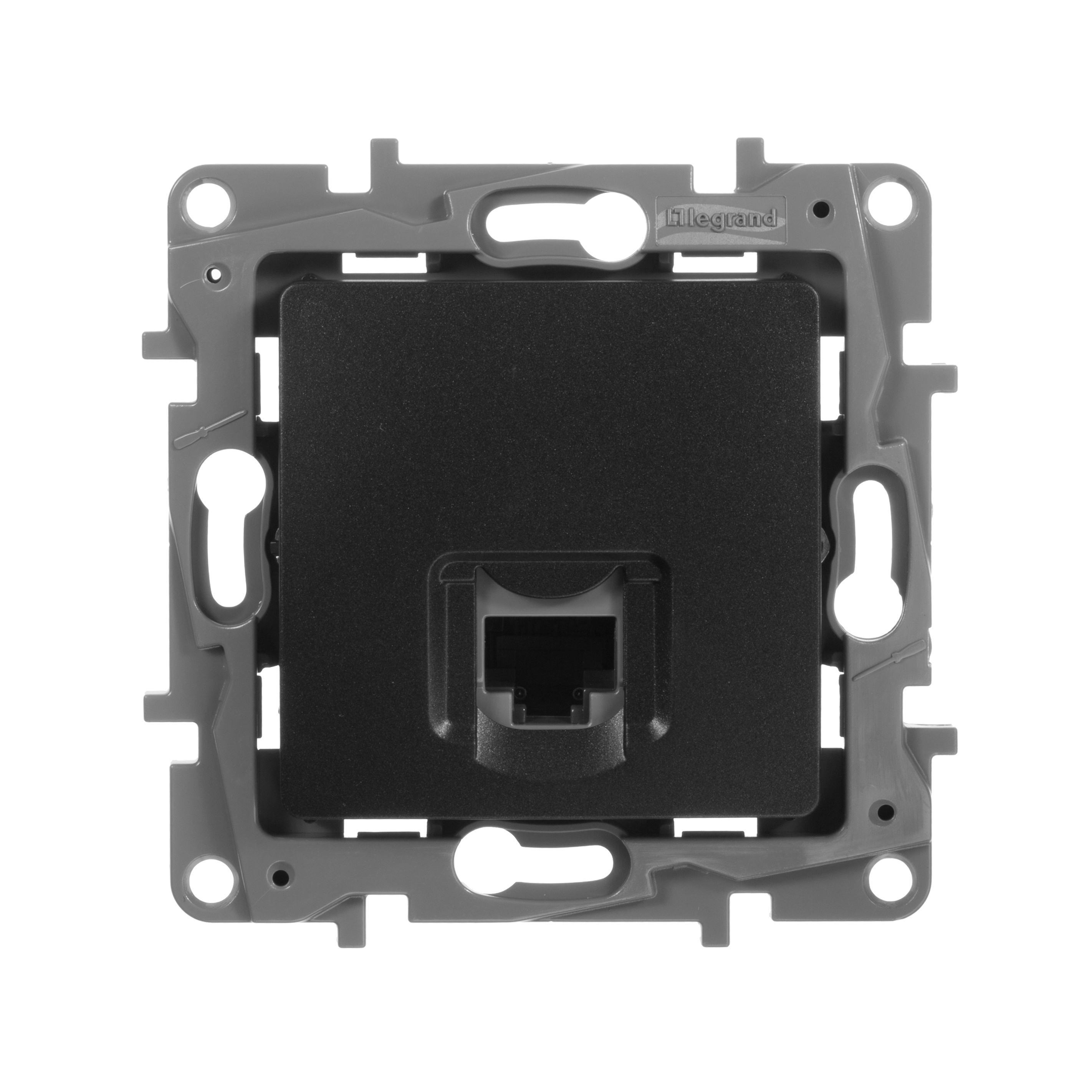 Legrand Etika Антрацит Розетка компьютерная 1-ая RJ45, категория 5е UTP. фото
