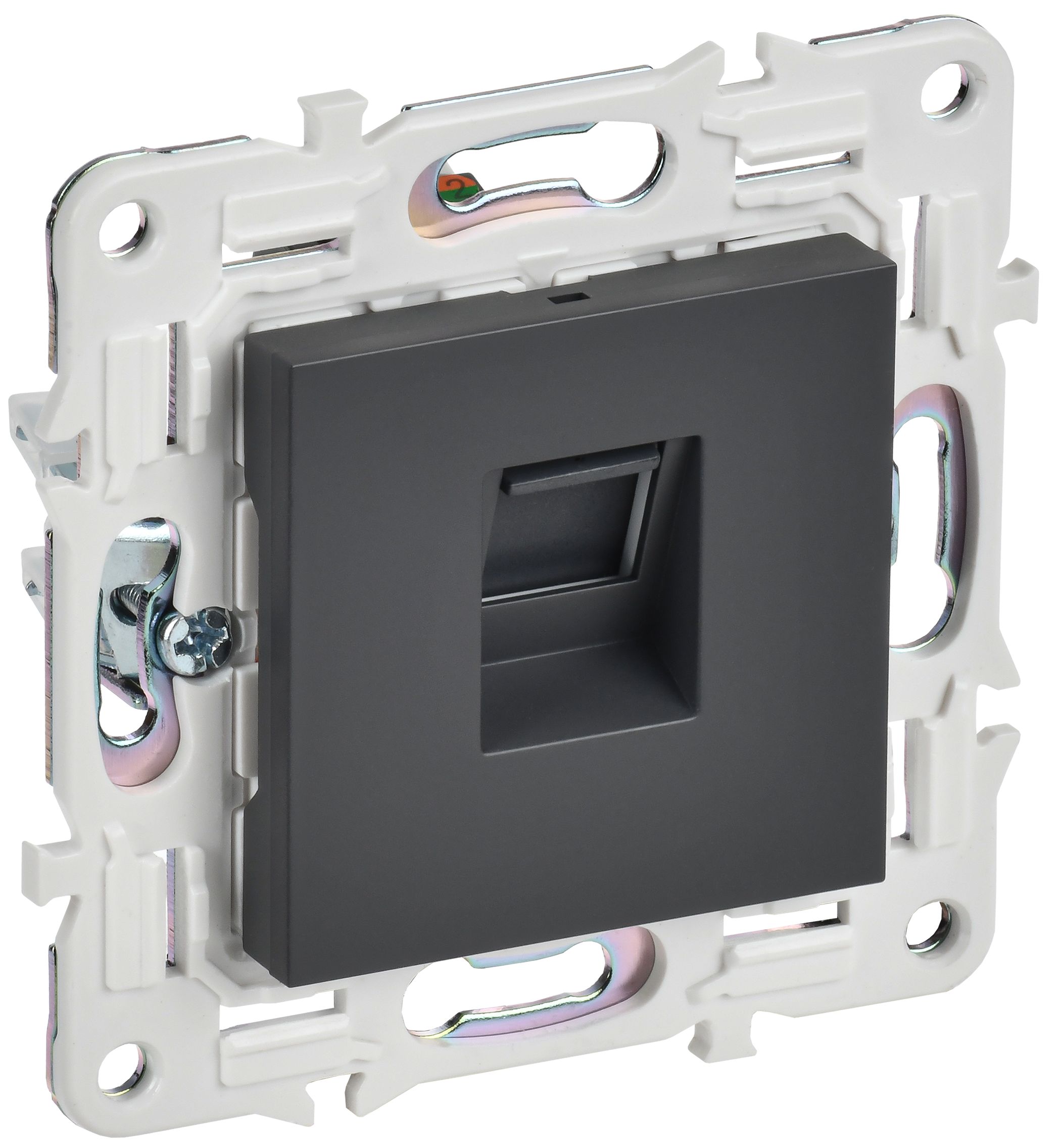 IEK SKANDY Титан Розетка компьютерная RJ45 кат.5E SK-K01T фото
