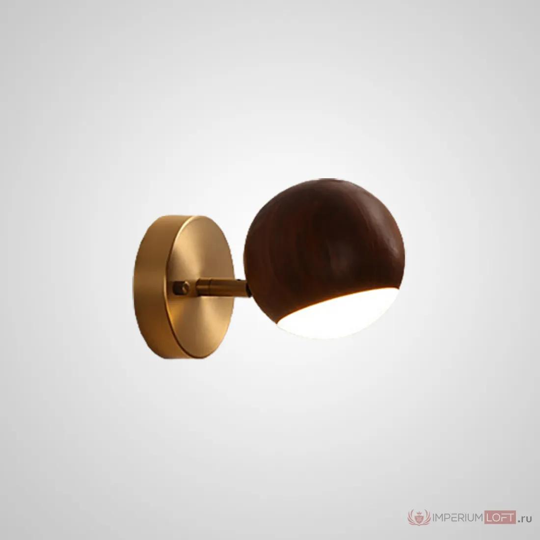 ImperiumLoft Настенный светильник BERNY A Dark brown фото