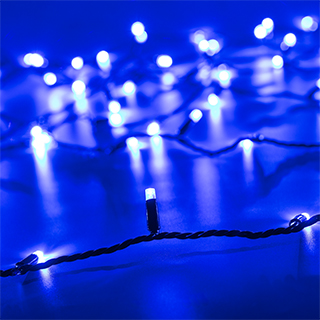 Arlight Светодиодная гирлянда ARD-STRING-CLASSIC-10000-BLACK-100LED-STD BLUE (230V, 7W) (Ardecoled, IP65) фото
