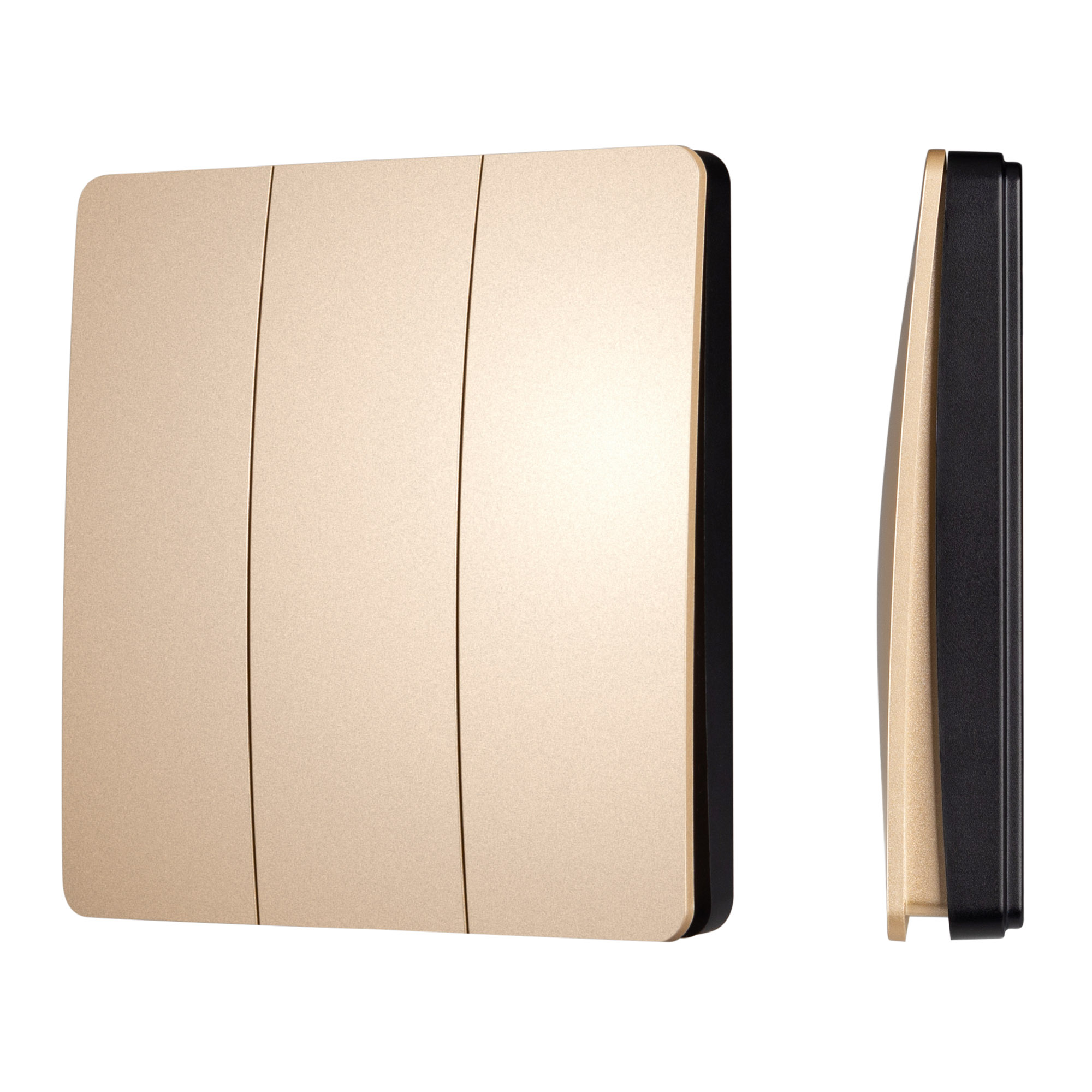 INTELLIGENT ARLIGHT Кнопочная панель KINETIC-801-22-3G-WP-SUF Gold (No battery, IP67, 433Mhz) (IARL, IP67 Пластик, 3 года) фото