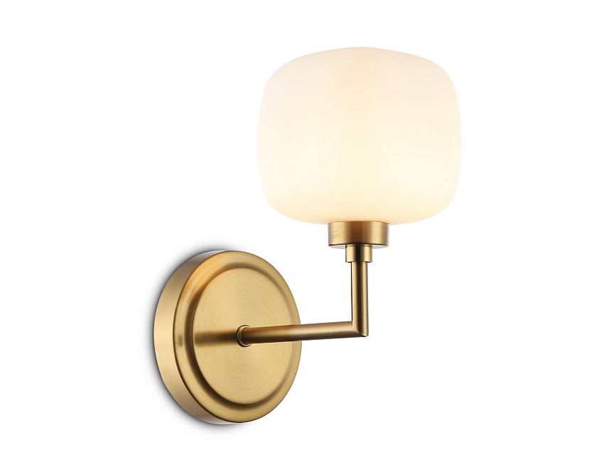 Ambrella Светильник настенный LH53021 BS/FR латунь/белый матовый G9 max 40W 195*120*230 фото