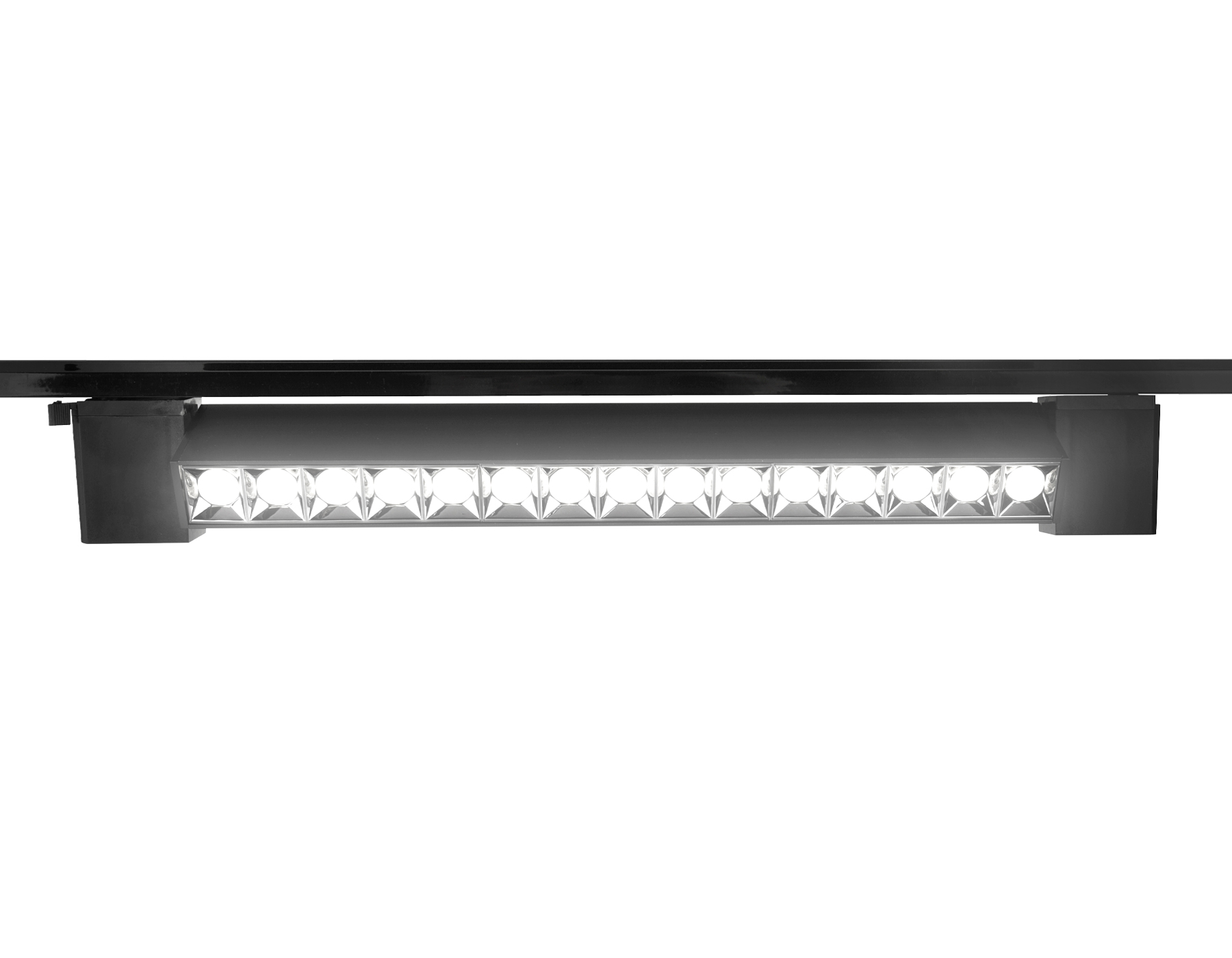 Ambrella Трековый однофазный светодиодный светильник GL6690 BK черный LED 18W 4200K 24° фото