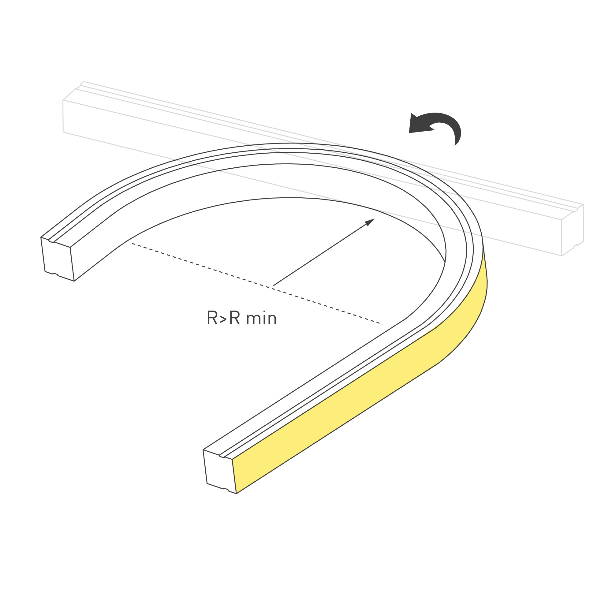 Arlight Светодиодная лента герметичная MOONLIGHT-TOP-A140-13x12mm 24V Warm3000 (9.6 W/m, IP67, 2835, 0.5m) (Образец) фото