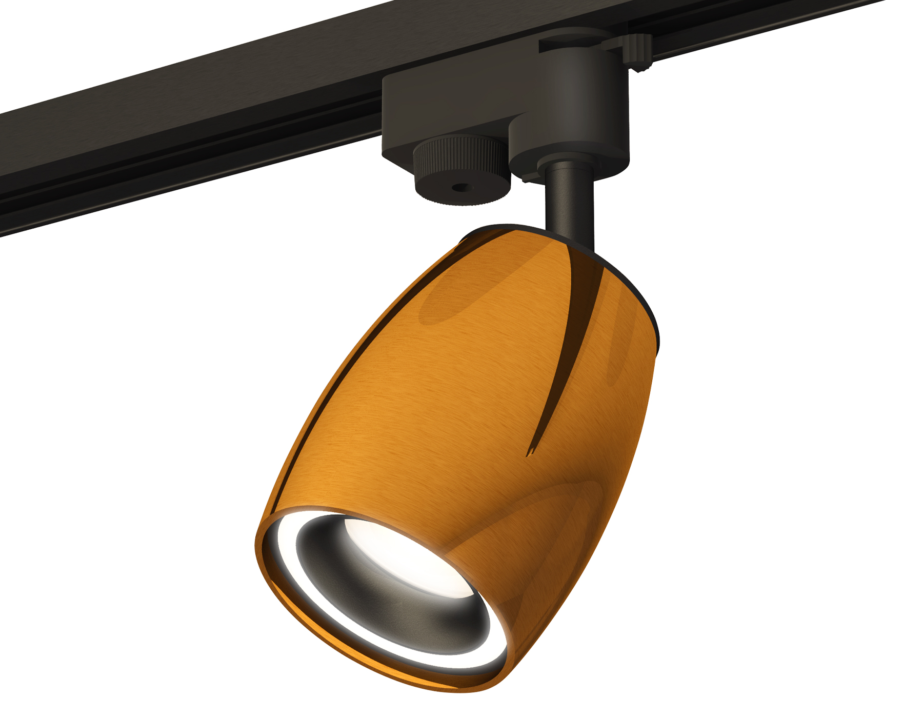 Ambrella Комплект трекового однофазного светильника с акрилом XT1125010 PYG/SBK/FR золото желтое полированное/черный песок/белый матовый MR16 GU5.3 (A фото