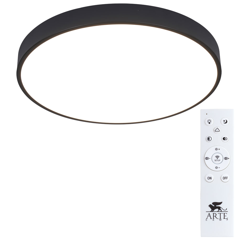Arte Lamp A2672PL-1BK Потолочный светильник LED 70W 4000K фото