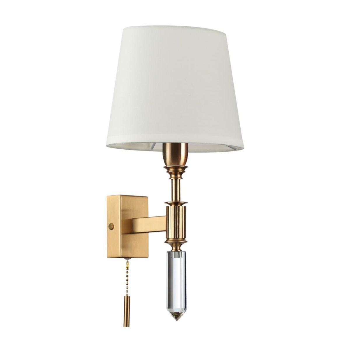 Odeon Light 4894/1W MODERN ODL_EX22 55 бронзовый/белый/ткань Бра с выкл. E14 1*40W LONDON фото