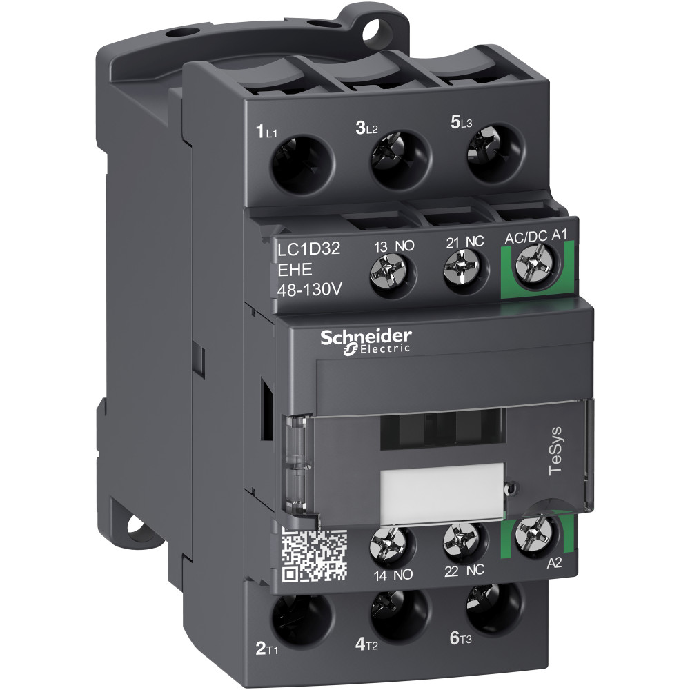 Schneider Electric TeSys D Контактор D 3P AC3 440В 32A, катушка управления 48-130В AC/DC, зажим под винт фото