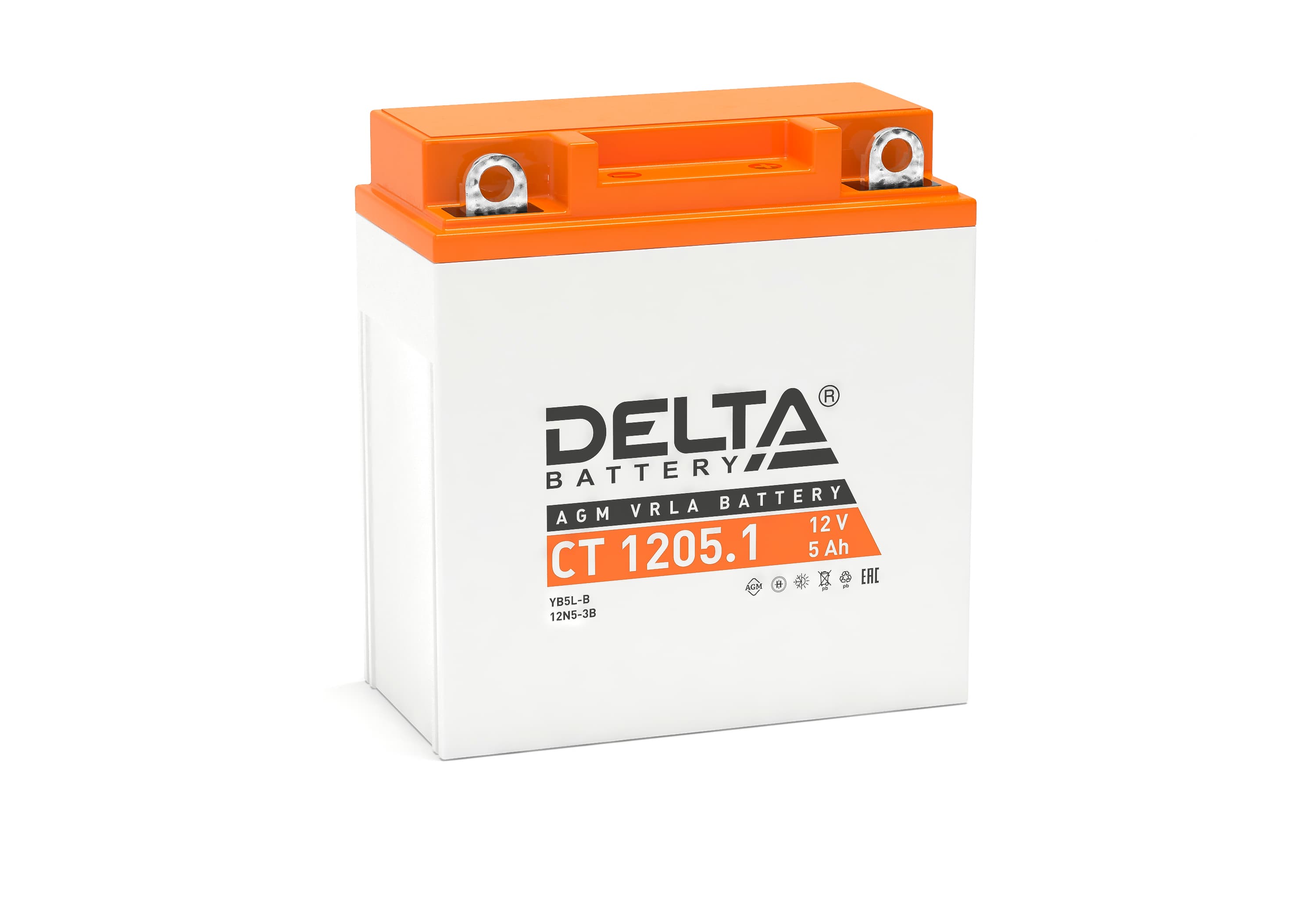 Delta Аккумулятор CT 1205.1 (12V/5Ah) фото