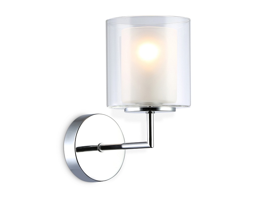 Ambrella Светильник настенный LH56005 СH/FR хром/белый матовый E14 max 40W 190*120*220 фото