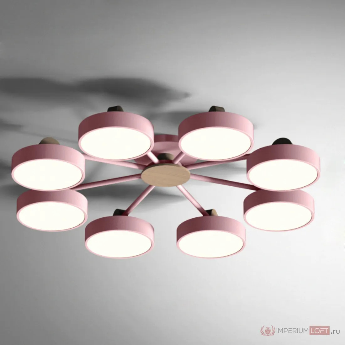 ImperiumLoft Потолочная люстра MOVE 8 Pink фото