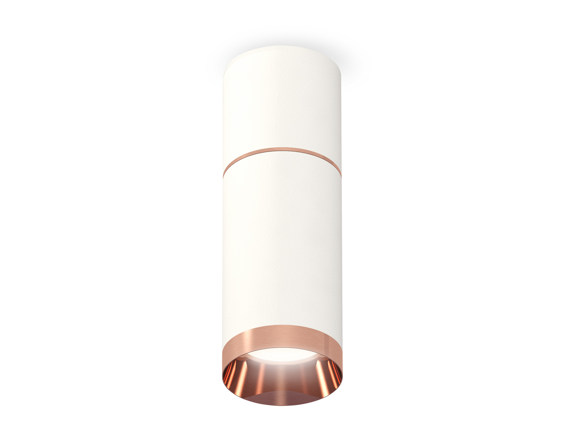 Ambrella Комплект накладного светильника XS6322063 SWH/PPG белый песок/золото розовое полированное MR16 GU5.3 (C6301, A2063, C6322, N6135) фото
