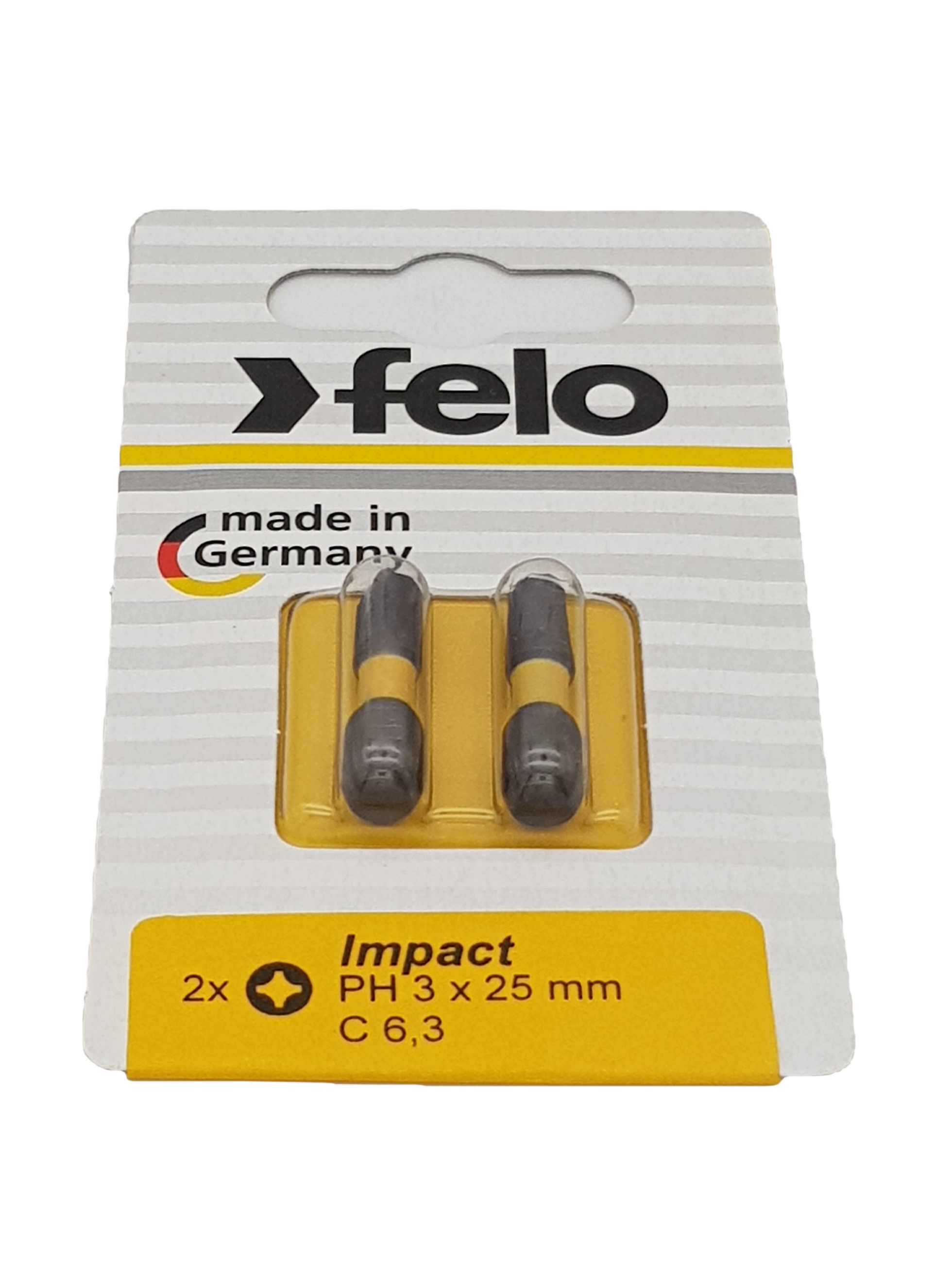 Felo Бита крестовая ударная серия Impact PH 3X25,2 шт 02203241 фото