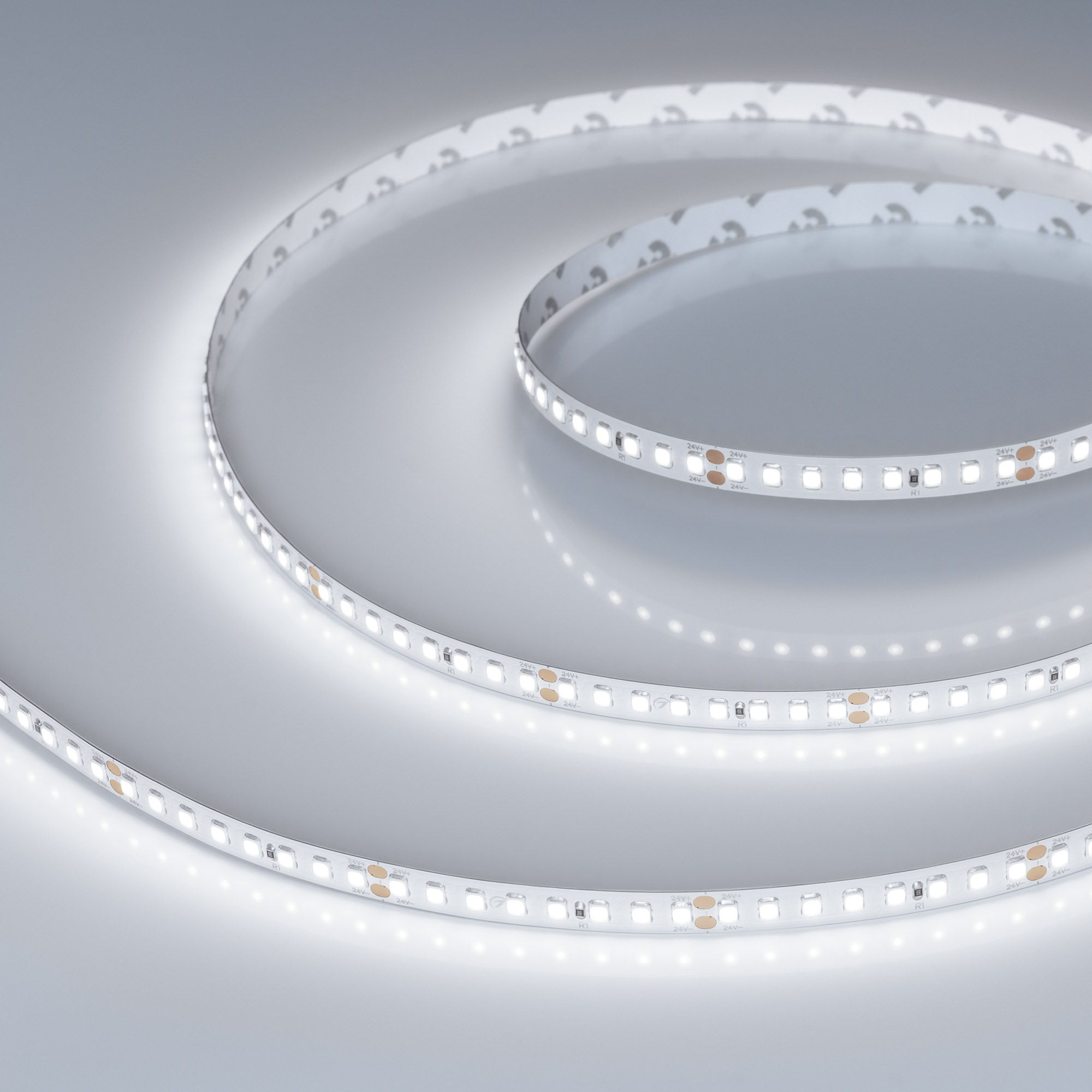 Arlight Светодиодная лента RT-A160-8mm 24V White6000 (12 W/m, IP20, 2835, 50m) (высок.эфф.150 лм/Вт) фото
