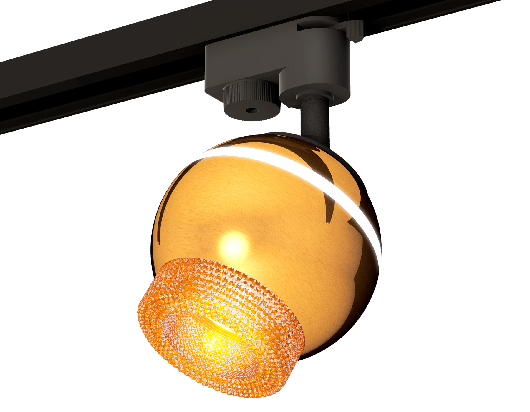 Ambrella Комплект трекового однофазного светильника с подсветкой XT1105002 PYG/SBK/CF золото желтое полированное/черный песок/кофе MR16 GU5.3 LED 3W 4 фото