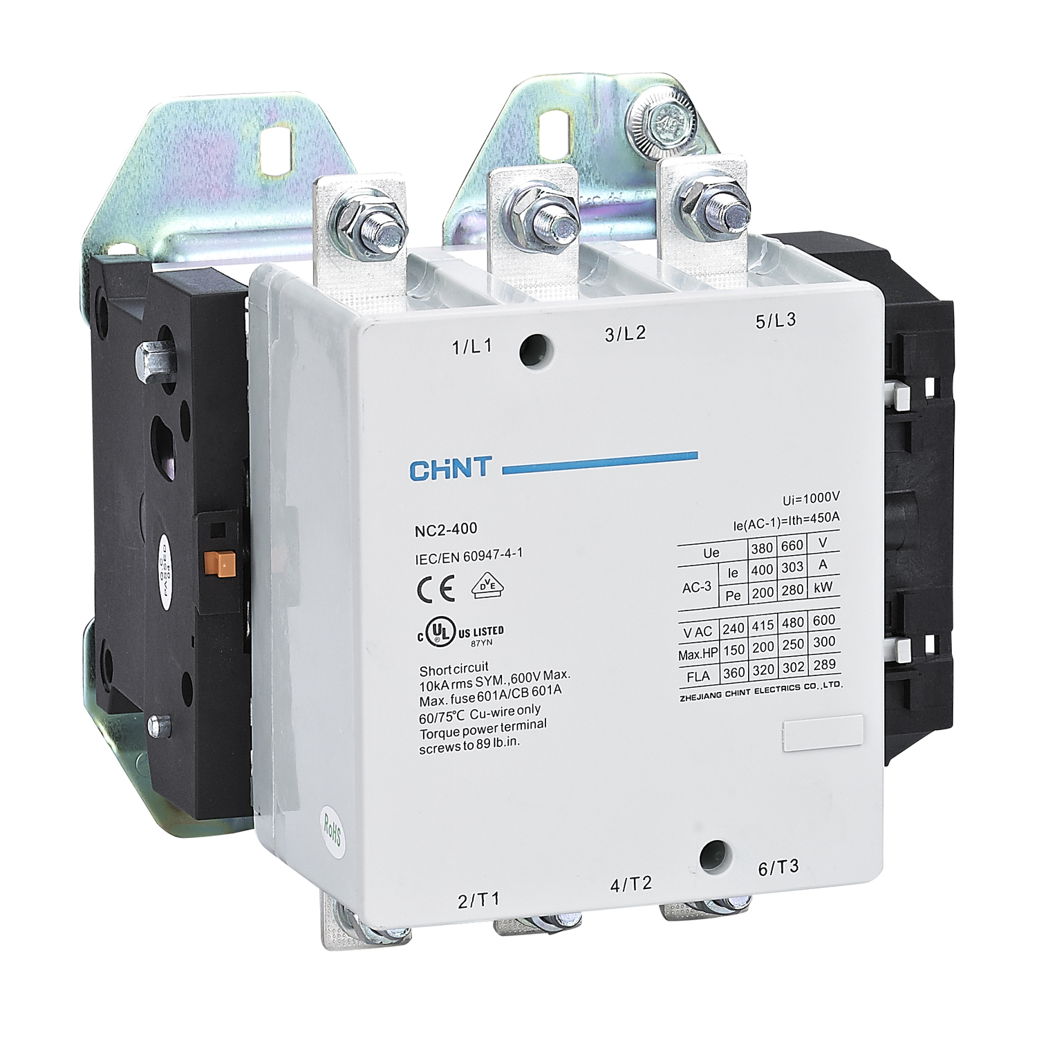 CHINT Контактор NC2-400 400A 230В/АС3 50Гц (R) фото