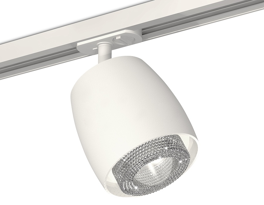 Ambrella Комплект трекового светильника с композитным хрусталем XT1141010 SWH/CL белый песок/прозрачный MR16 GU5.3 (A2536, C1141, N7191) фото