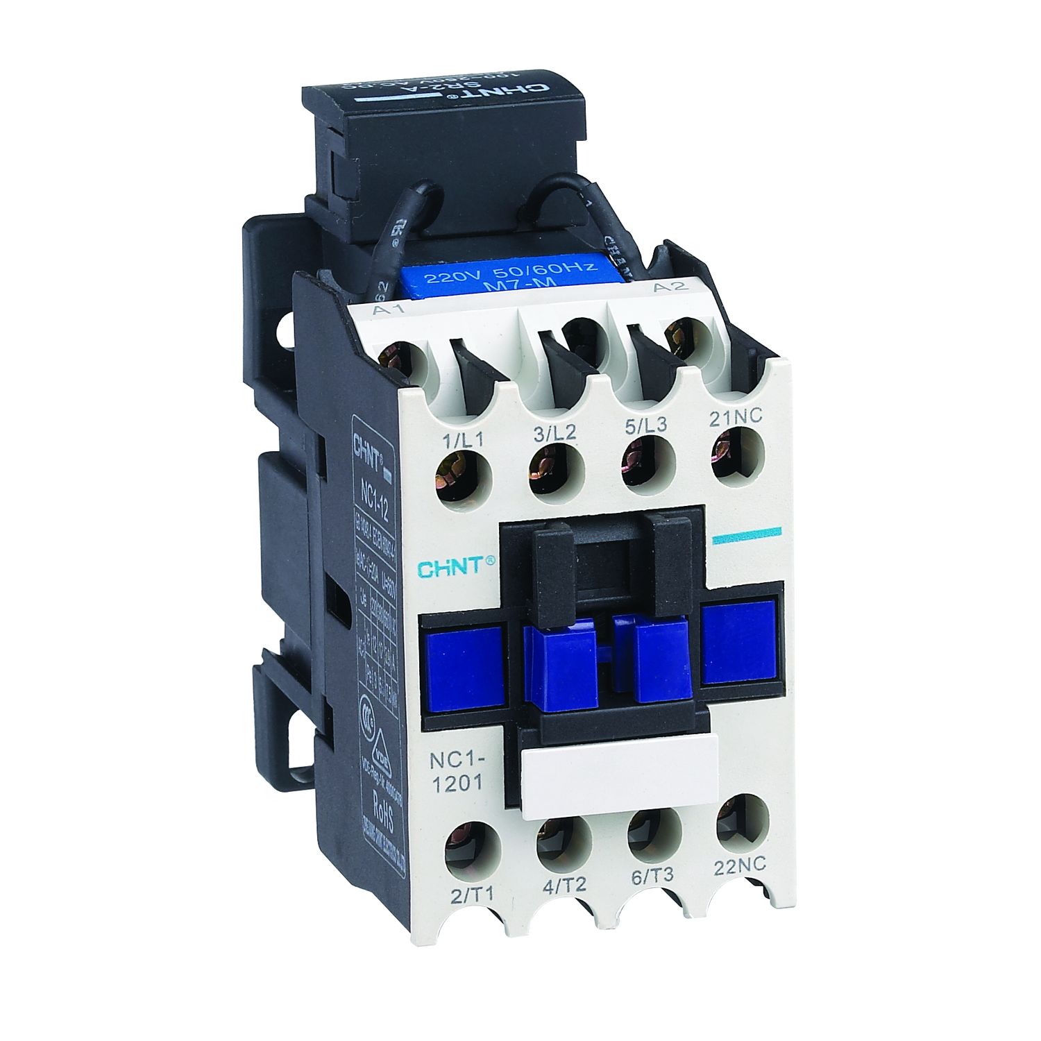 CHINT Контактор NC1-1201 12А 24В/АС3 1НЗ 50Гц (R) фото
