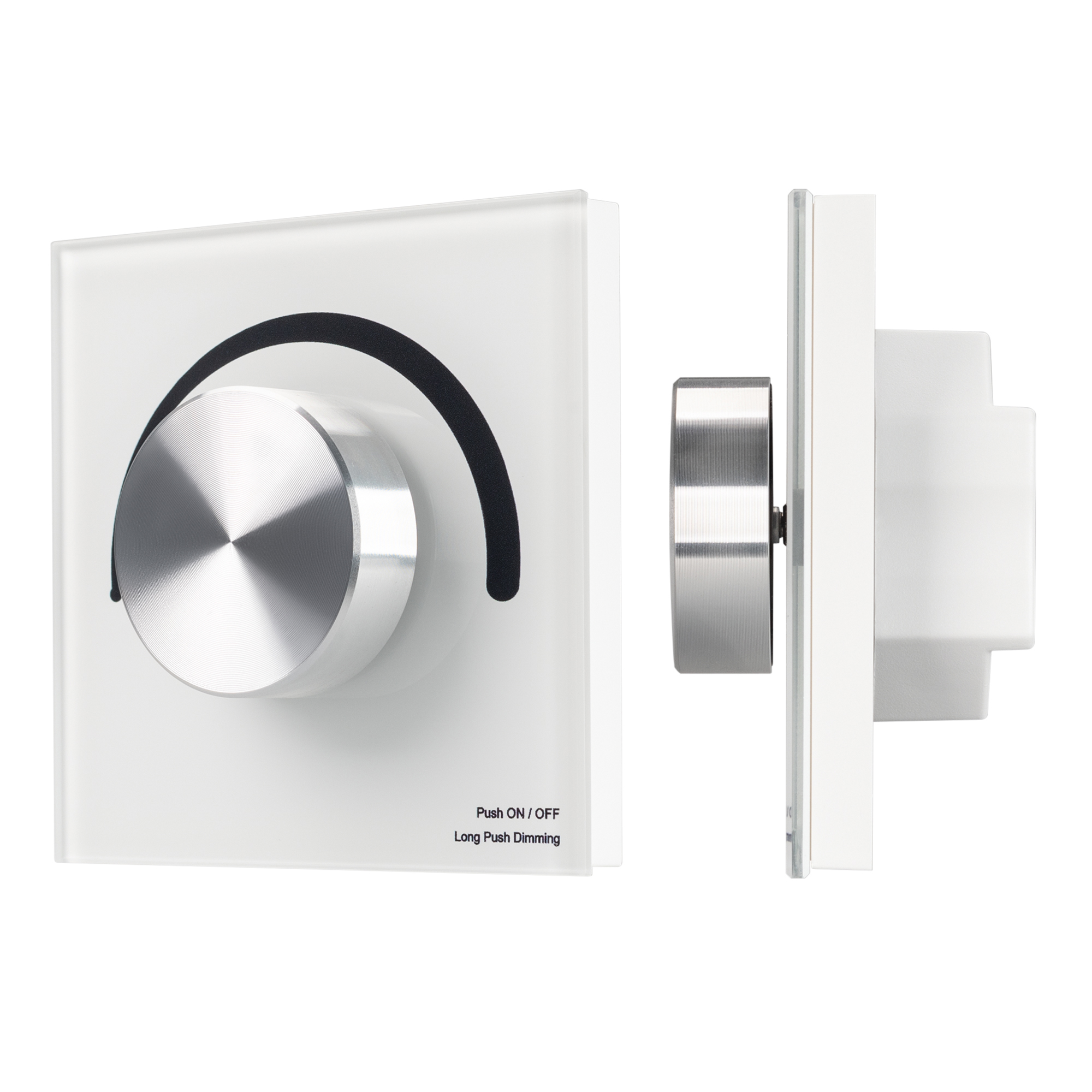 Arlight Панель SMART-P1-DIM-G-IN White (3V, Rotary, 2.4G) (IP20 Пластик, 5 лет) фото