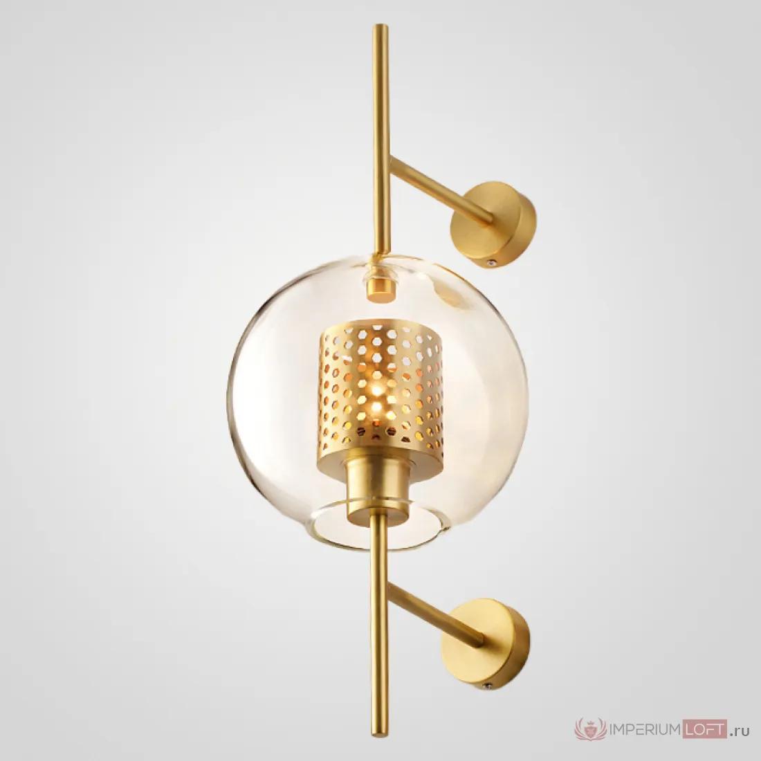 ImperiumLoft Настенный светильник CATCH WALL ball D58 brass фото